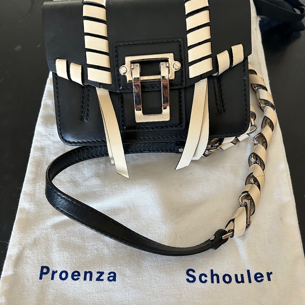 Proenza Schouler Hava Whipstitch Chain Crossbody